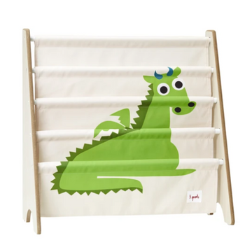 Libreria montessoriana frontale per bambini - Drago verde