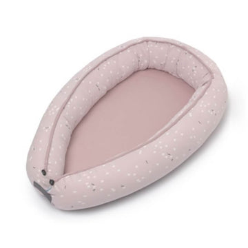 Nido, riduttore per letto con cuscino allattamento staccabile - colore rosa