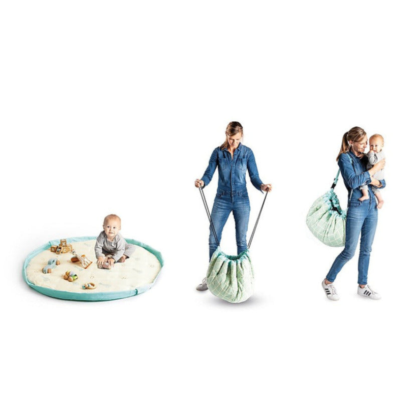 Sacco tappeto portagiochi imbottito 3 in 1, Sophie la giraffa, Play&Go