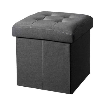 Pouf porta giochi grigio scuro