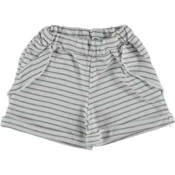 Shorts bambina  in cotone biologico - stripes