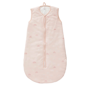 Sacco nanna senza maniche per outdoor o culla in cotone - arcobaleni rosa 70 cm