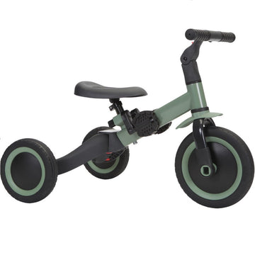 Triciclo e bicicletta 4 in 1, Green - Kaya Balance
